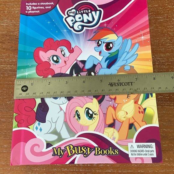 NWOT My Little Pony Busy Book w/ Figures - Picture 11 of 12
